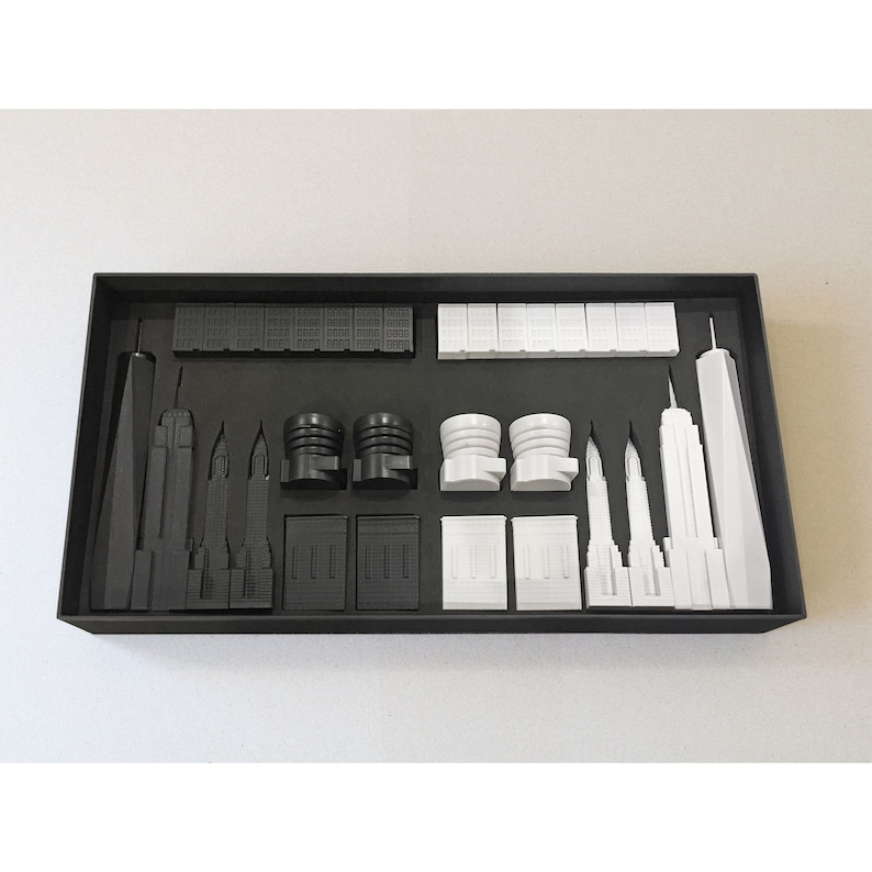 New York City Architectural Chess Set