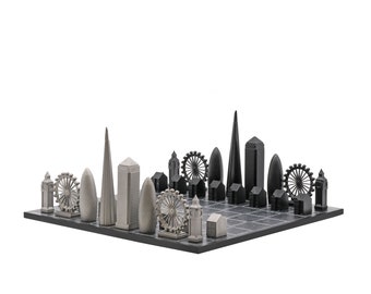 Skyline Chess Edelstahl - London Edition