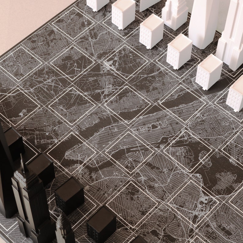 New York City Architectural Chess Set