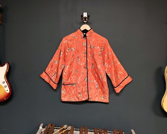 Vintage 40s Pajama Shirt Jacket