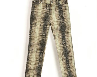 パンツ 00s roberto cavalli coating pants y2k 00s roberto cavalli coating pants y2k