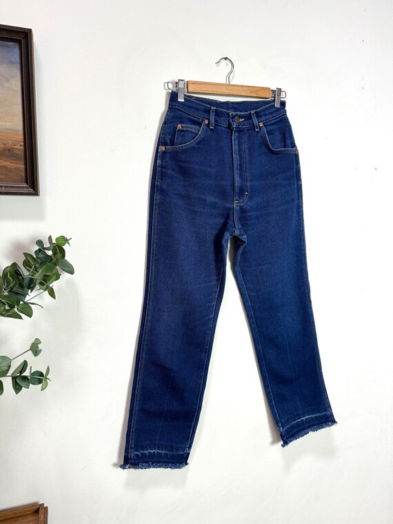 80s Lee Riders Jeans • 26 Waist | Vintage High Wa… - image 5