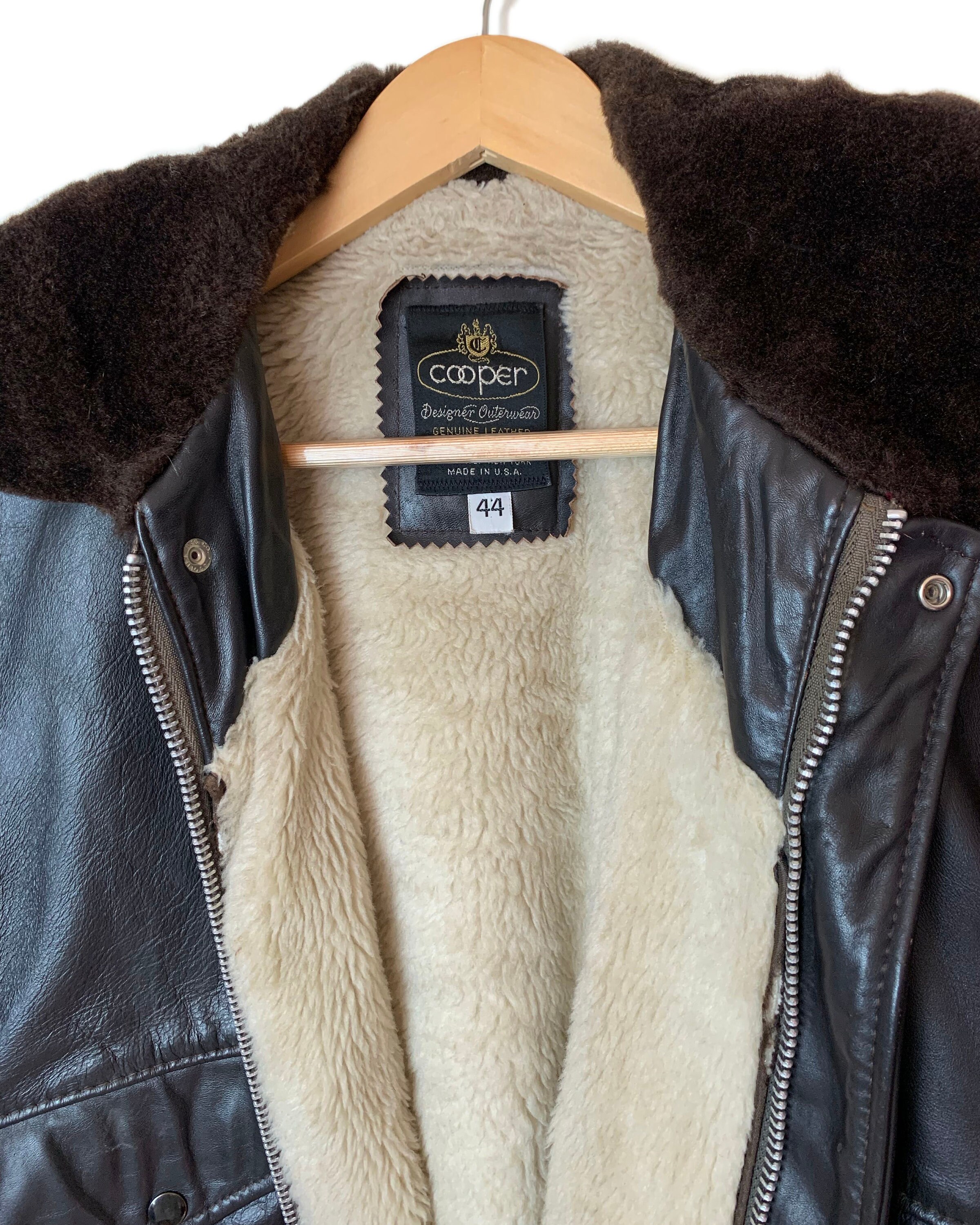 70s Cooper G-1 Flight Jacket | size 44 - vintage 1970s 70s Cooper G-1 Flight Jacket | size 44 - vintage 1970s