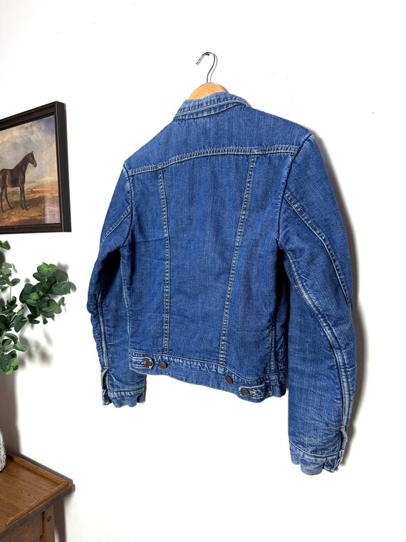 70s Wrangler Blanket Lined Selvedge Denim Jacket Gem