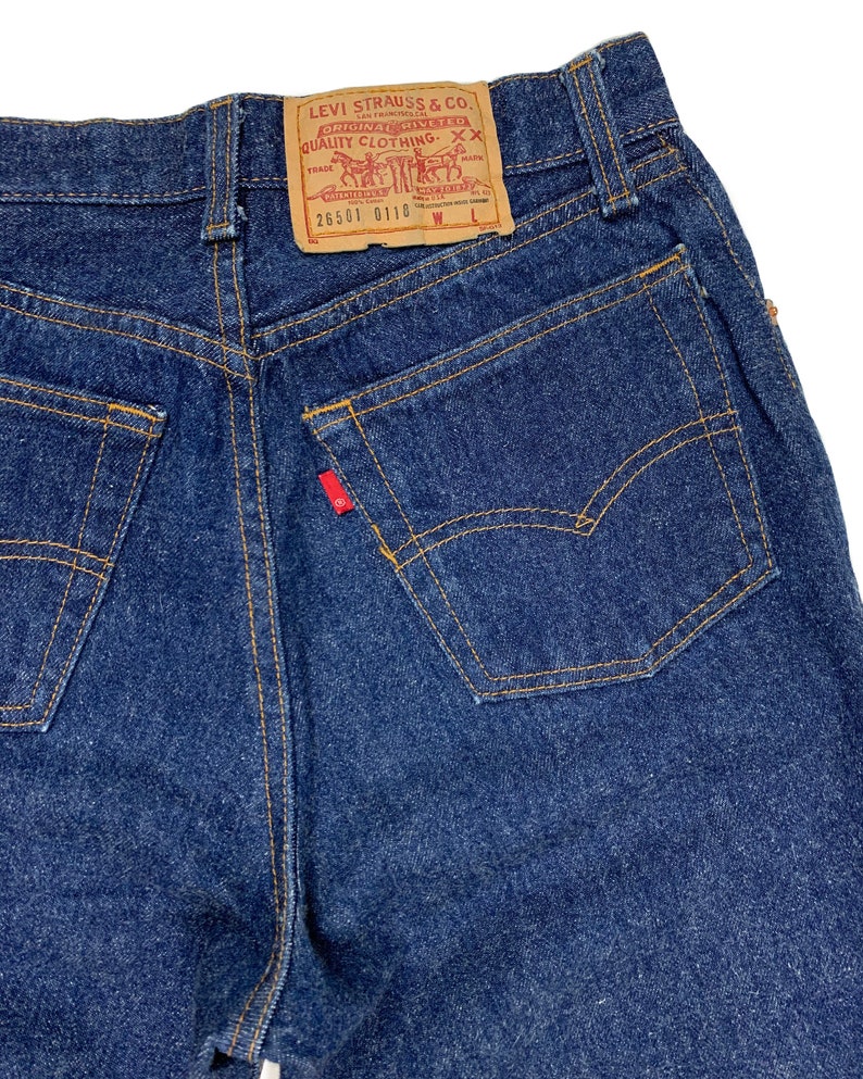 Vintage 80s Levi's 501 Jeans Size 26 Waist Shrink to | Etsy