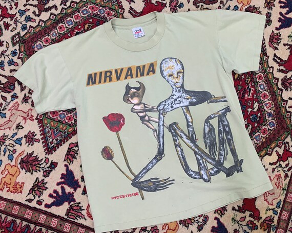 Vintage 1992 Nirvana Incesticide T-Shirt • XL