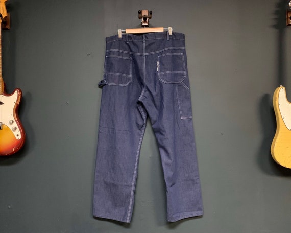 Vintage 70s Sears Carpenter Jeans • 41” Waist