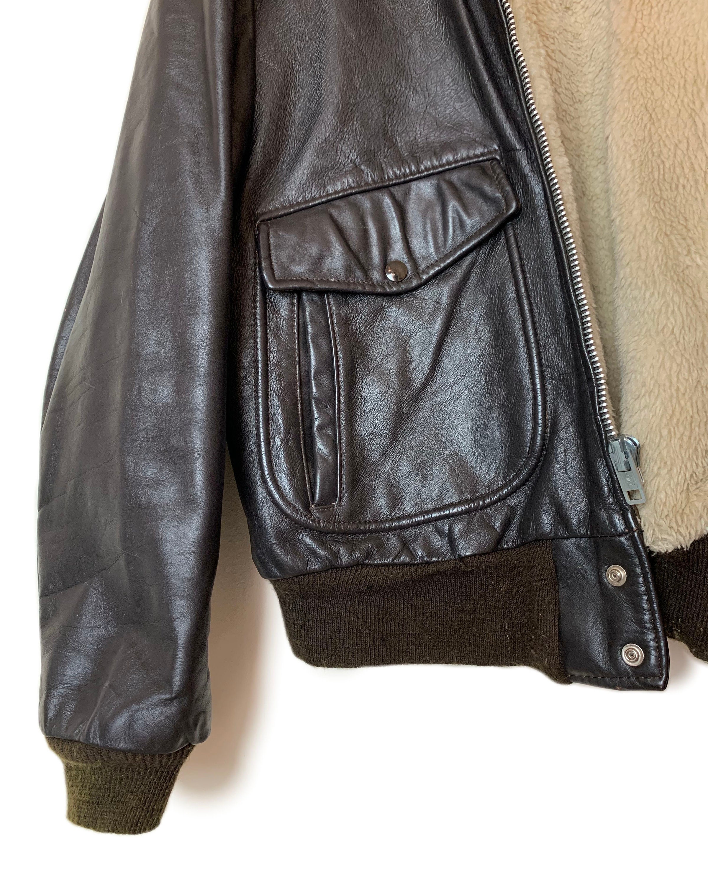 70s Cooper G-1 Flight Jacket | size 44 - vintage 1970s 70s Cooper G-1 Flight Jacket | size 44 - vintage 1970s