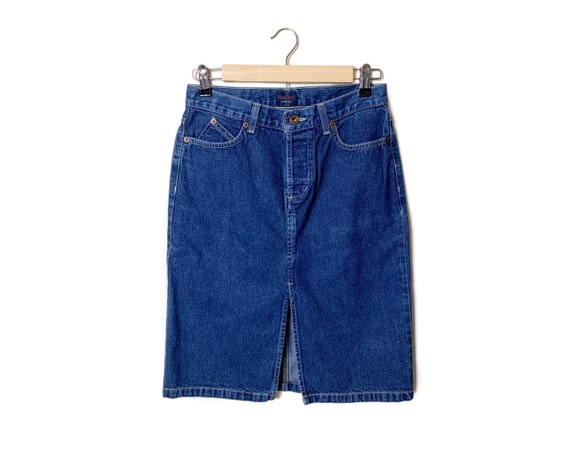 Y2K Tommy Jeans Low Rise Denim Skirt • Size Small
