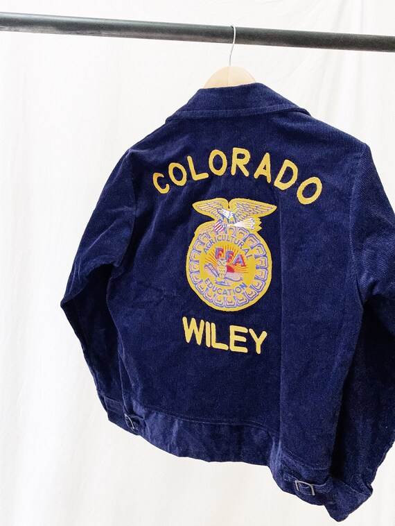 Vintage 80s Corduroy FFA Jacket