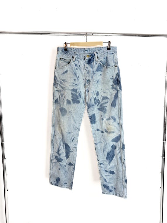 【COLOR iN ID】washing a-line denim Type 00 14.1oz Selvedge Denim Pant - Light Washed Indigo