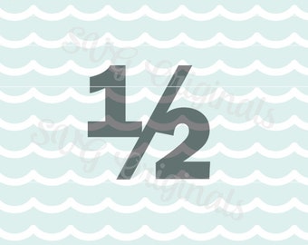 Download Half birthday svg | Etsy