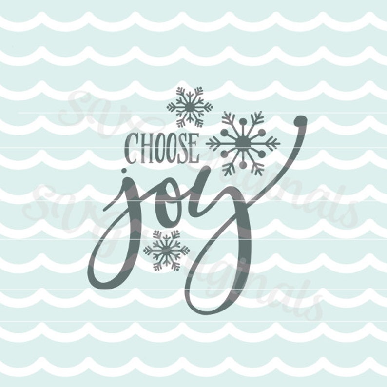 Download Christmas SVG Vector File. Choose joy SVG art. Cricut ...