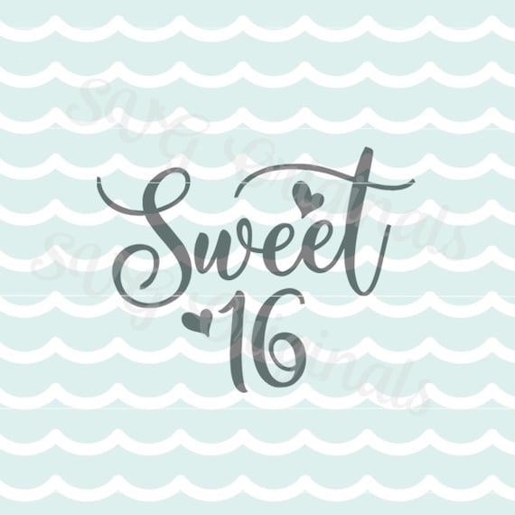 Free Free 323 Happy Sweet 16 Svg SVG PNG EPS DXF File