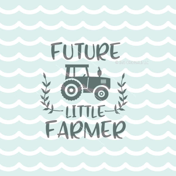Little Farmer SVG Vector File. Cricut Explore & more. Baby Etsy