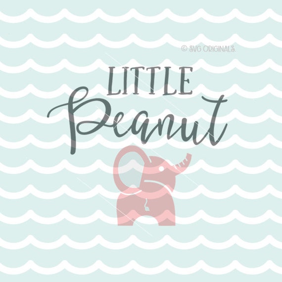 Little Peanut SVG Cricut Explore &amp; more. Cut or Print. Little | Etsy