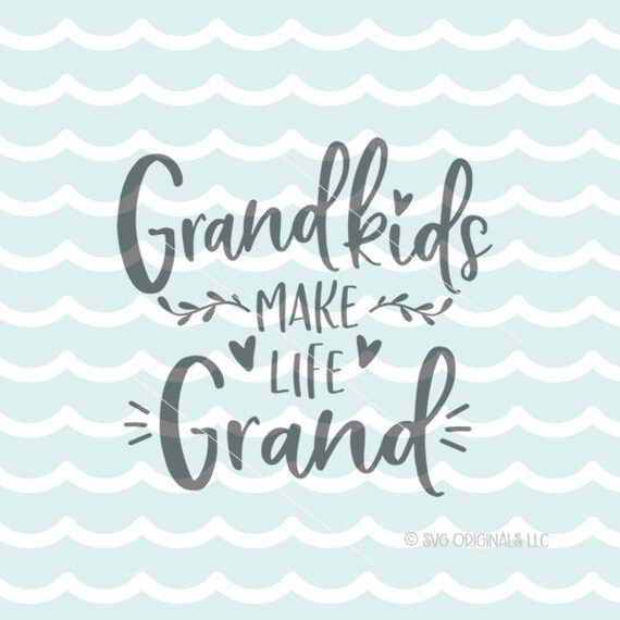 Download Grandchildren SVG Grandkids SVG Cutting File Cricut Explore | Etsy