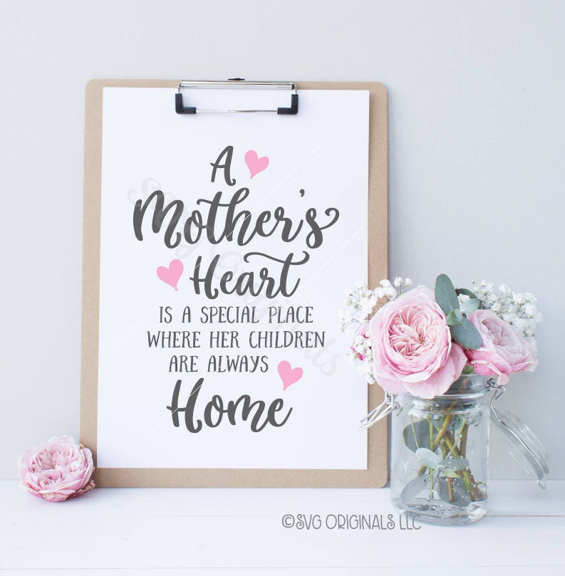 Download Mother's Day SVG Cricut Explore & more. Mother Quote | Etsy