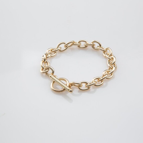 Women Chain Bracelet Gold Plated Fashion Bracelet Links | Etsy