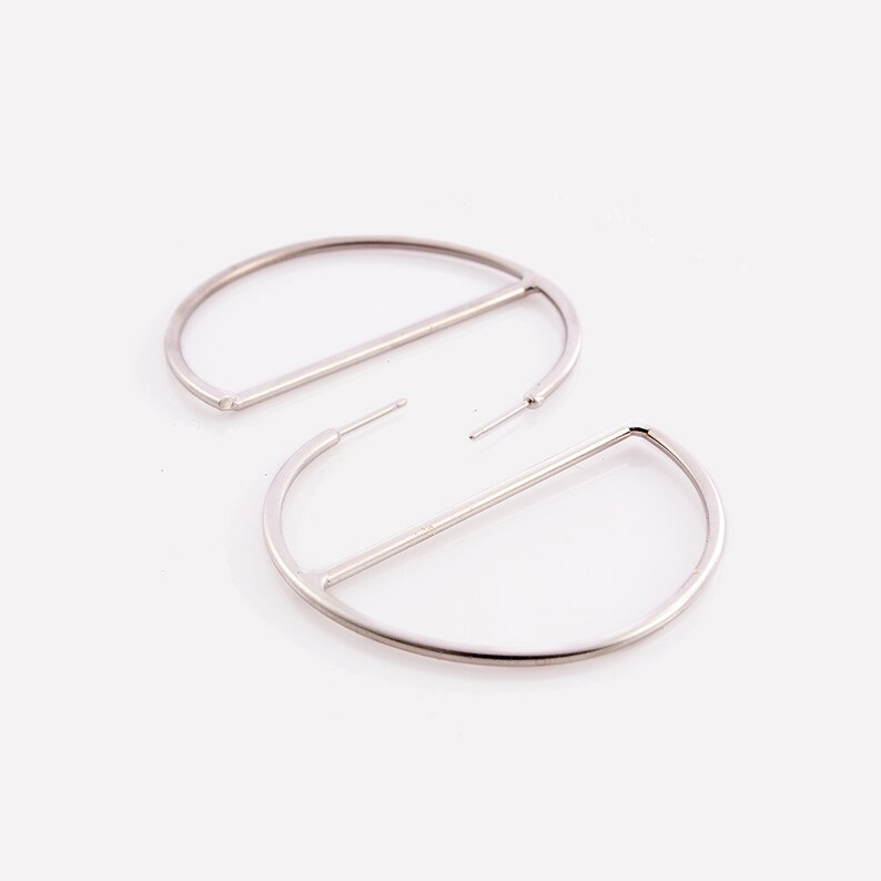 Geometric Earrings Modern Earrings Stylish Earrings Oversized Hoops Open Circle Earrings Punk Earrings Boho Earrings Casual Earrings