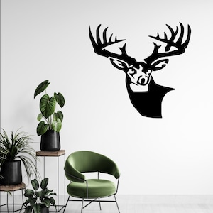Large Buck decal - deer hunting decal - Buck Decal - Deer Hunting Decal - Hunting Car Decal - Buck Hunter Decal