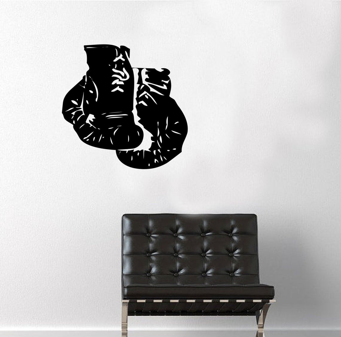 Boxing Gloves Wall Decal Boxing Wall Decor Sports Wall Etsy