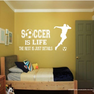 Stickers muraux 3d football (40x50cm) I autocollants décoratifs Sport Poster I sticker mural pour chambre d'enfant garçon enfants bébé crèche ado Stickers muraux 3d football (40x50cm) I autocollants décoratifs Sport Poster I sticker mural pour chambre d'enfant garçon enfants bébé crèche ado