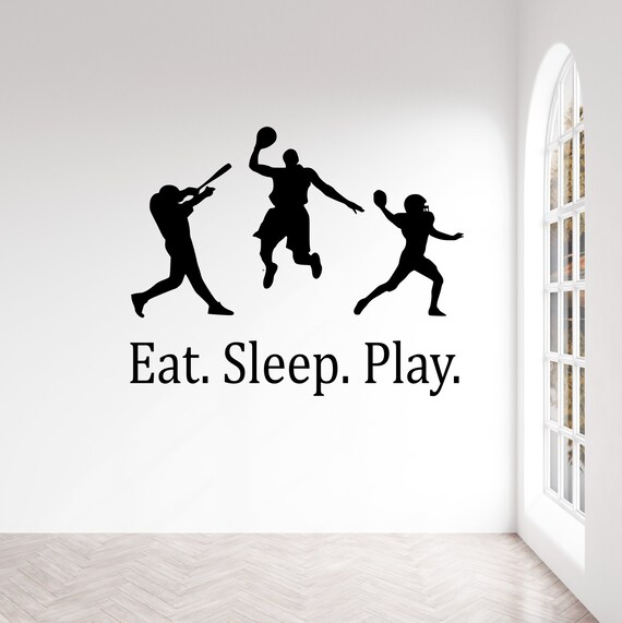 Sports wall deals decals