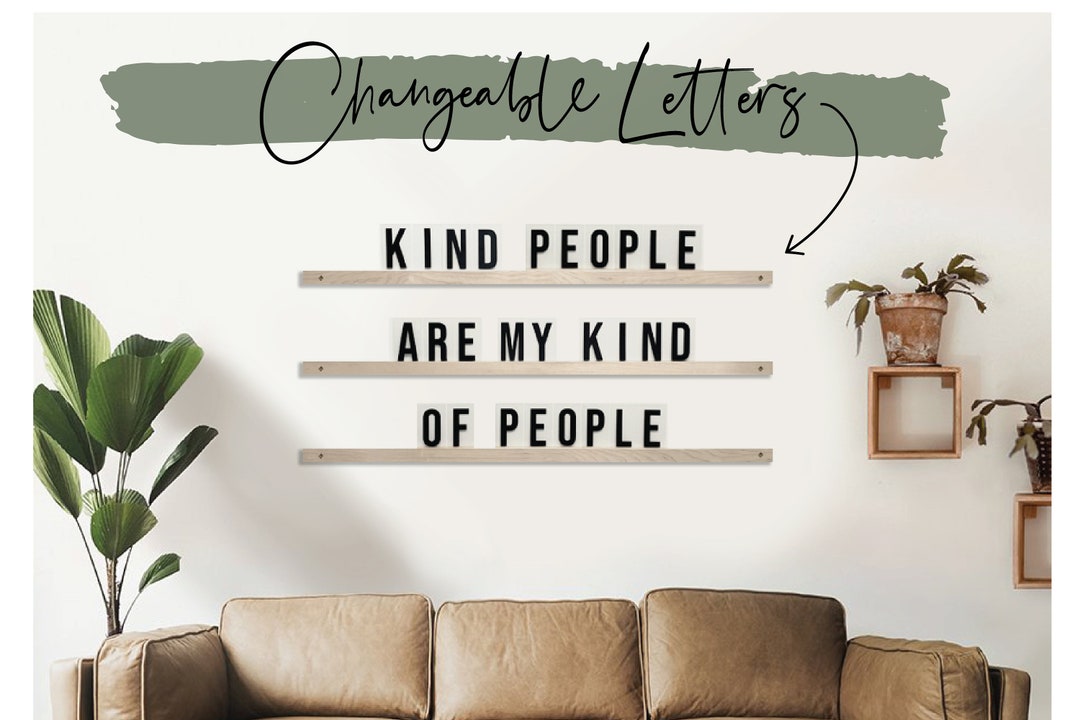 Letter Ledges Letter Board Marquee Sign Quote Wall Quote Sign Changeable Letters White Letters
