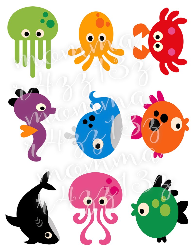 Digital Downloadable Under the Sea Match Game