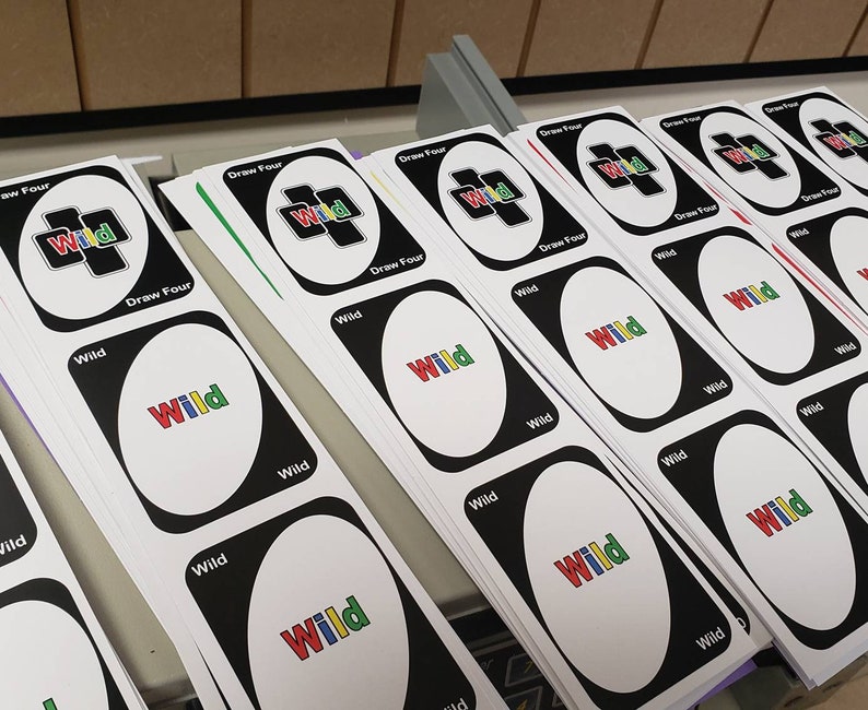 custom uno card deck playing cards family game night etsy