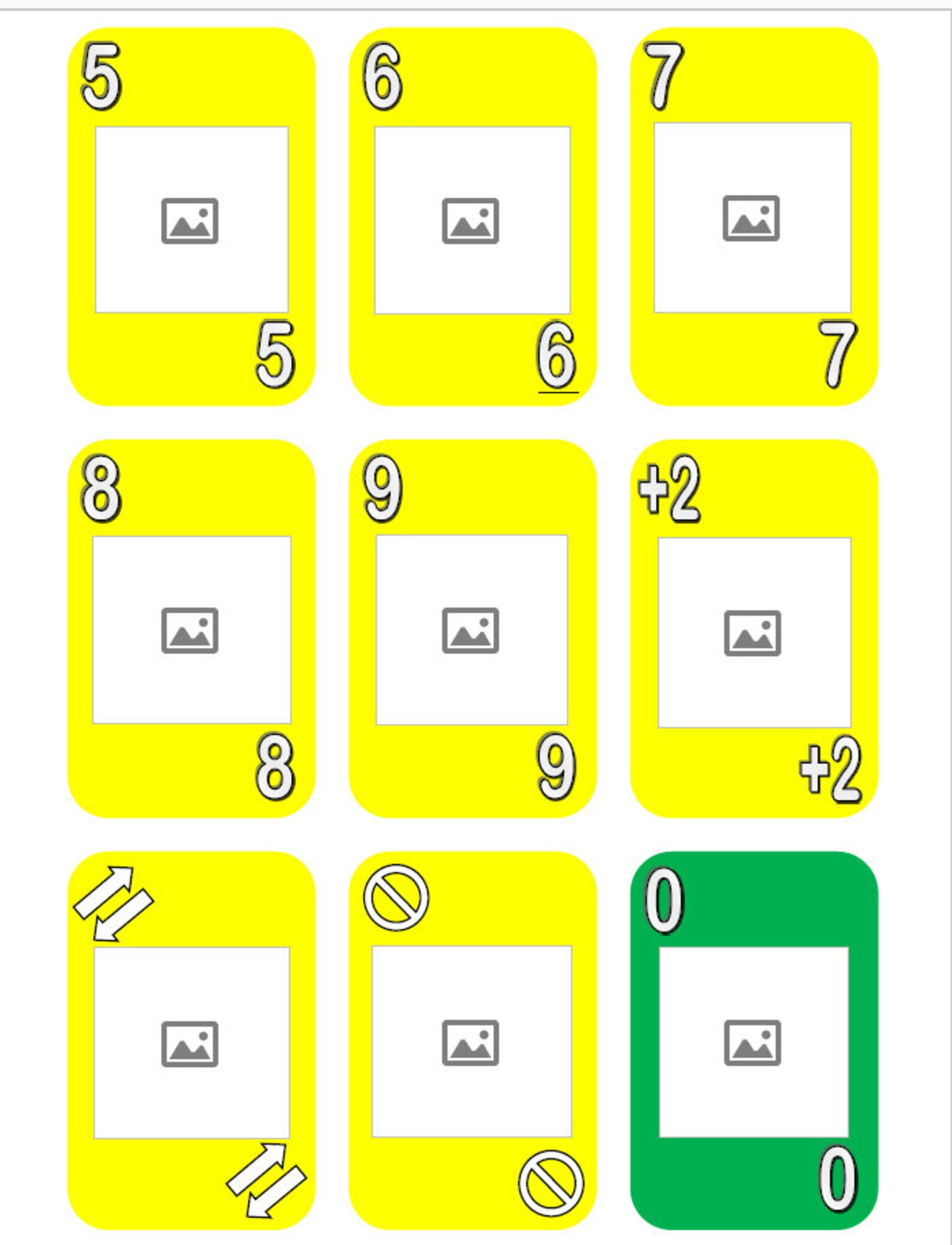 totally diy uno cards instant digital download printable etsy