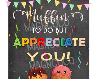 muffin to do but appreciate you digital download 8.5 x 11 printable pdf