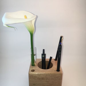 Wooden Pen Holder,Wooden Flower Holder Wood Desk Organizer. Wooden Pencil Holder, Wood Desk Storage, Desk Organizer, Office Organization.