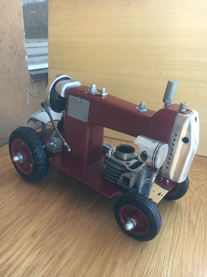 Nähmaschine Traktor Mann Höhle Dekor Schrott Metall Kunst | Etsy