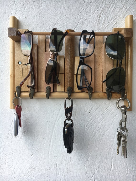 EEEKit Organizzatore Sospeso Per Occhiali Da Sole E Gioielli – 32 Tasche, Double Face, Antipolvere In PVC, Con Gancio, Per Armadio E Parete