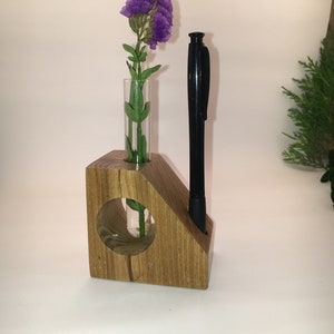 Wooden Pen Holder,Wooden Flower Holder Wood Desk Organizer. Wooden Pencil Holder, Wood Desk Storage, Desk Organizer, Office Organization.