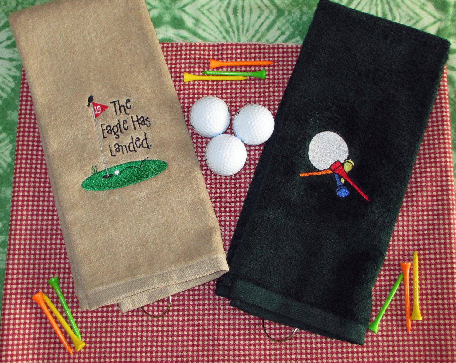 Custom Embroidered Golf Towel Personalized Golf Towel Etsy