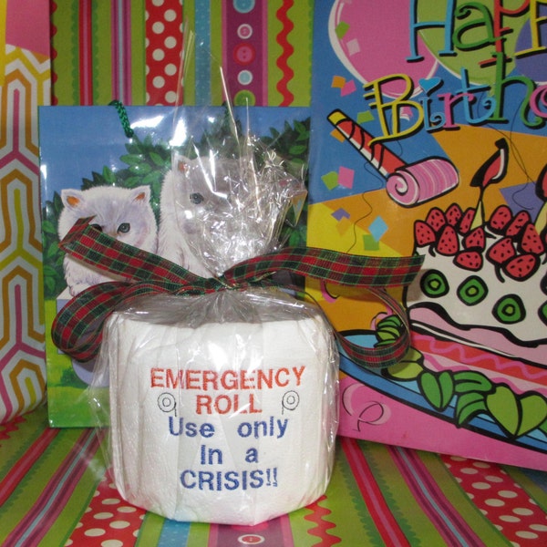 Emergency Roll Toilet Paper Etsy
