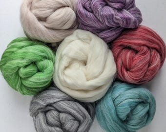 Alpaca-Merino Blend Top, variety pack, 7 colours, 250g (8.8oz)