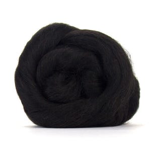 Baby Alpaka Tops, Natur schwarz, filzen, spinnen, weben.