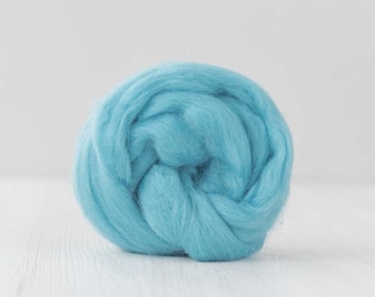 Mecha de lana merino, extrafina, 19 micras, agua