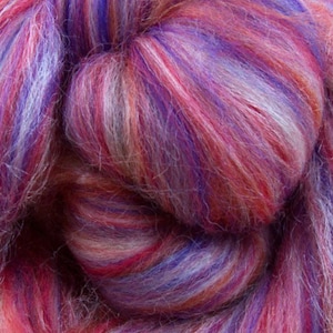 Merino Silk Blend roving, Fine, Hydra