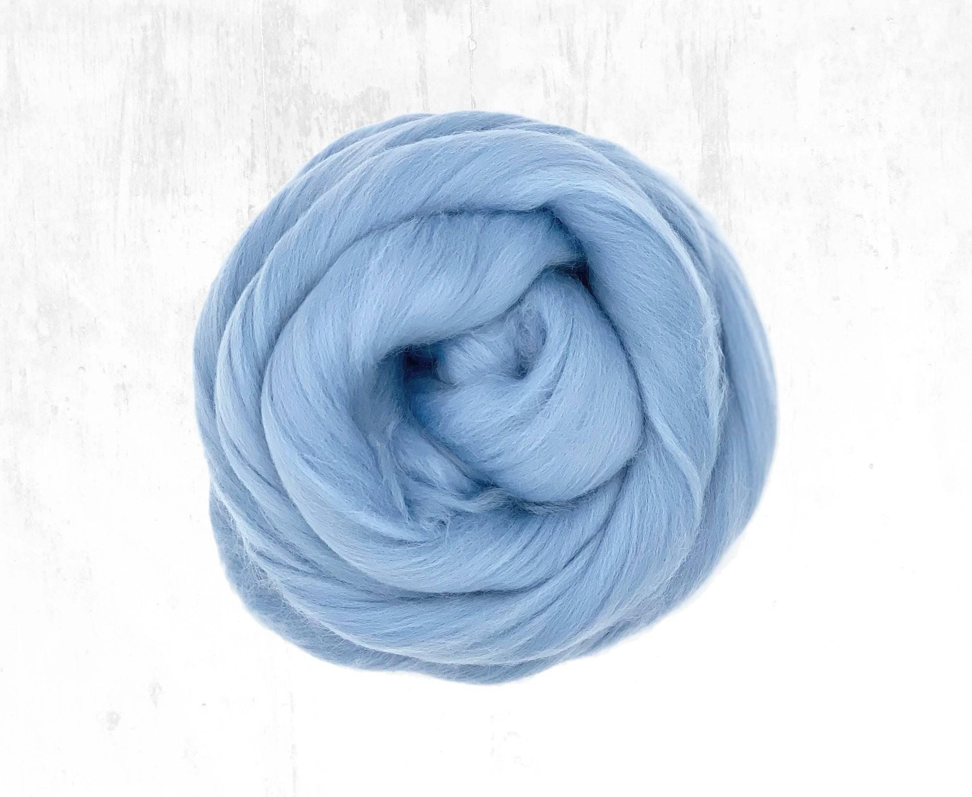 Merino wool roving, Super Fine, 18.5 micron, Dreamy