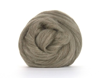 Parte superior Leicester de cara azul, avena natural, fieltrado, hilado, tejido.