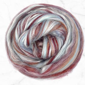 Merino Silk Blend roving, Fine, Centaurus