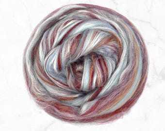 Merino Silk Blend roving, Fine, Centaurus