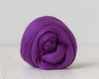 Merino wool top, Extra Fine, 19 micron, Theatre