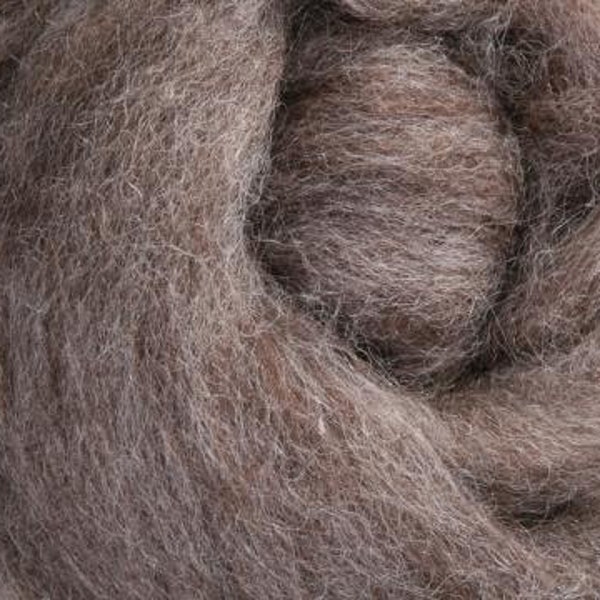 Corriedale Wool Sliver, Natural Medium