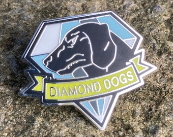 Diamond Dogs Enamel Pin - Enamel Pin Badge Metal Gear Solid Inspired MGS Solid Venom Snake MSF Faction Gaming Gift Idea